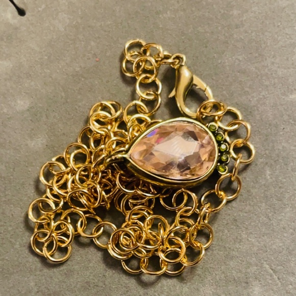 Cute Heidi Daus necklace Pink crystal - Picture 4 of 4